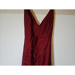 Fashion Nova Walk Behind Me Maxi Dress - Medium, Wine, NWT, Elegant & Chic